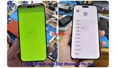 Sửa lỗi iPhone 15 Pro Max bị xanh màn hình giá bao nhiêu tiền ?